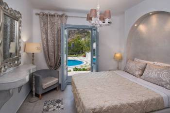 Bedroom with Pool View